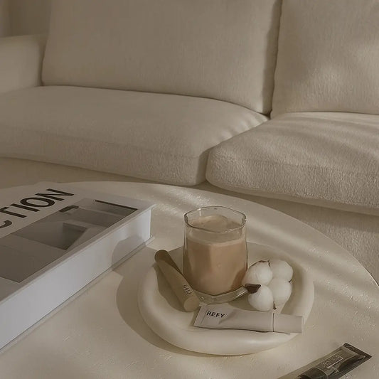 Round Cloud Tray Luxura Handmade