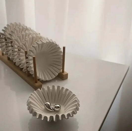 Geriffelter Ringhalter Luxura Handmade