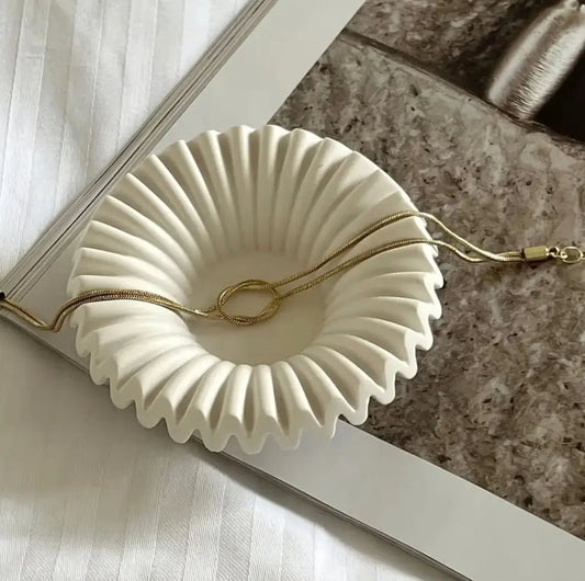 Geriffelter Ringhalter Luxura Handmade